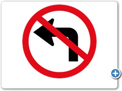 R209-No-LEft-Turn-Ahead