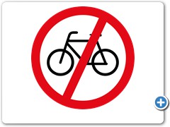 R219-Cyclists-Prohibuted