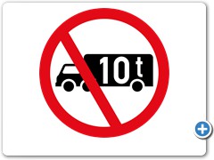 R230-Goods-Vehicles-Exceeding-10-tons-Prohibited