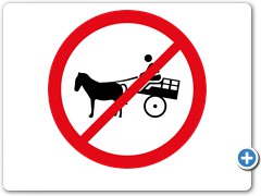 R237-Animal-Drawn-Vehicles-Prohibited