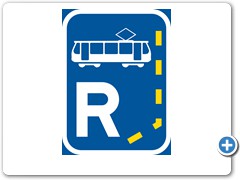 R340-Start-of-Reserved-Lane-for-Trams