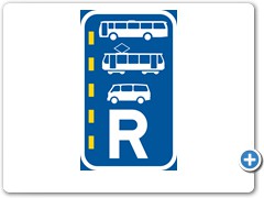 R351-Reserved-Lane-for-Buses-Trams-and-Mini-Buses