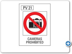 Cameras-Prohibited