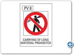 Carrying-Of-Long-Materials-Prohibited