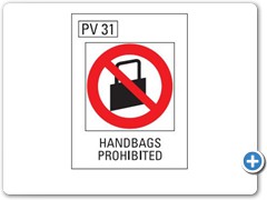 Handbags-Prohibited