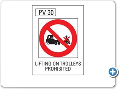 Lifting-On-TRolley-Prohibited