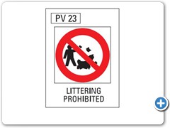 Littering-Prohibited