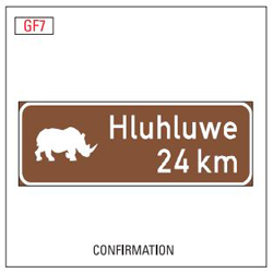 GF Series - Tourism Directions road signs